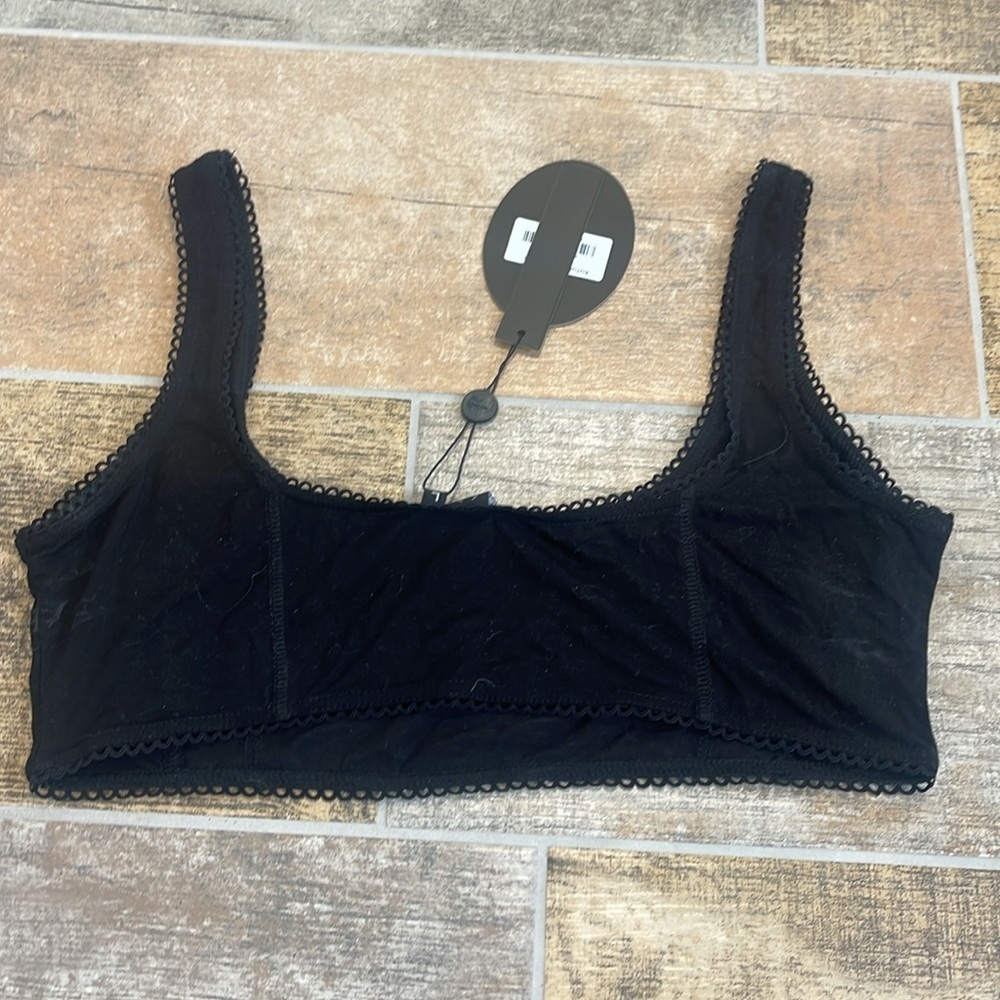 NWT Killstar Womens Green Plaid Autumn Lights Bra Size L - Picture 2 of 8